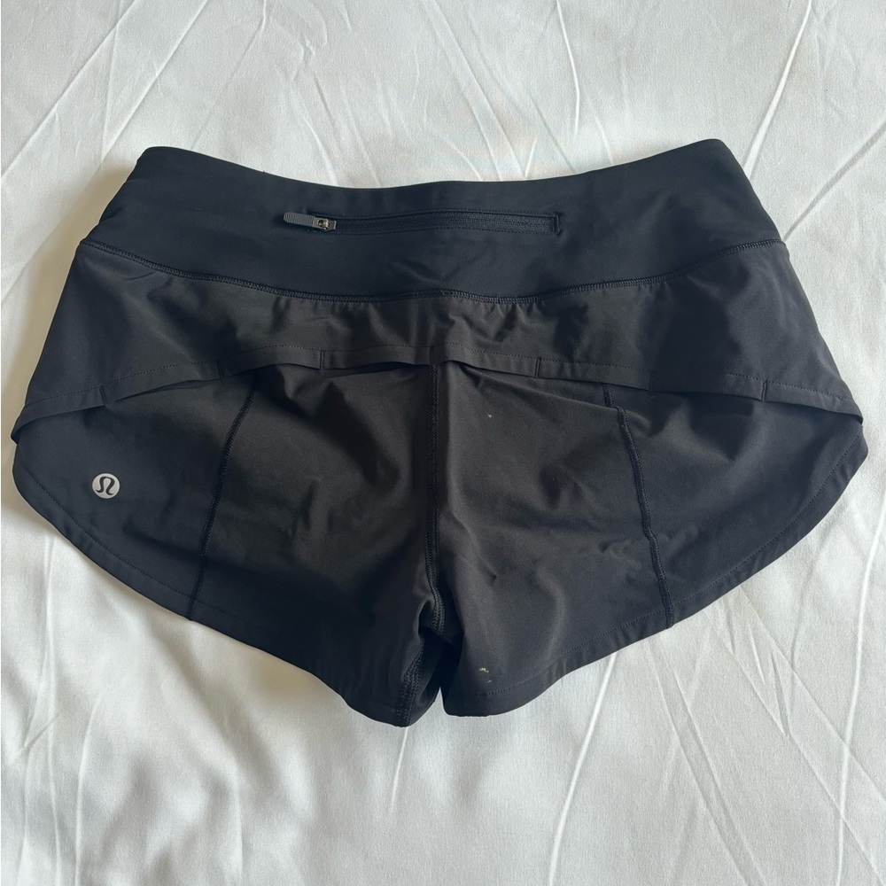 Lululemon low rise speed up shorts